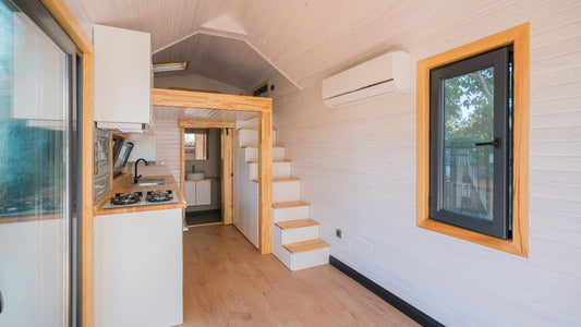 Tiny cottage interior