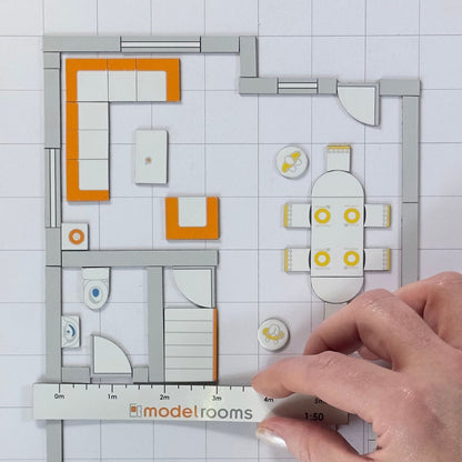 magnetic layout planner kit