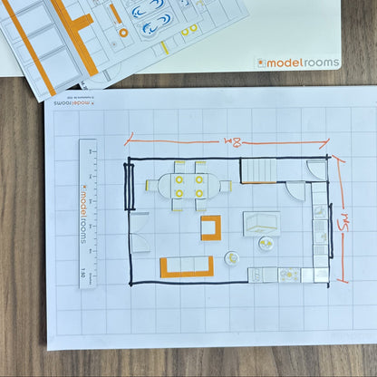 1:50 Scale Furniture Planner (Travel Size Kit)