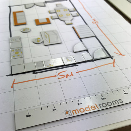 1:50 Scale Furniture Planner (Travel Size Kit)