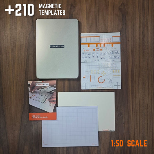 Magnetic 1:50 scale house Planning kit