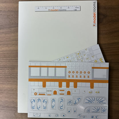 1:50 Scale Furniture Planner (Travel Size Kit)